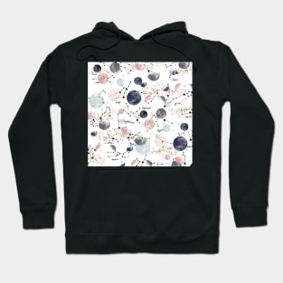 Astrology Constellation Pattern Watercolor Witchy Zodiac Sign Horoscope Hoodie